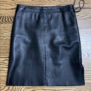 Leather skirt